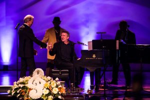 Jon Cleary at Allen Toussaint funeral