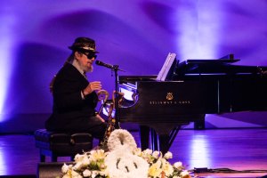 Dr. John at Allen Toussaint funeral