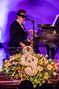 Dr. John at Allen Toussaint funeral