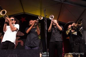 New Orleans Jazz Fest 2016 - Trumpet Mafia